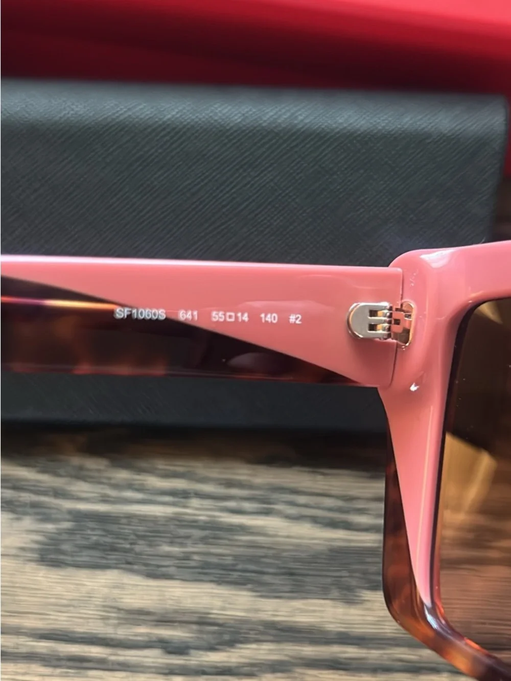 Salvatore Ferragamo Pink Gradient Cat-Eye Sunglasses